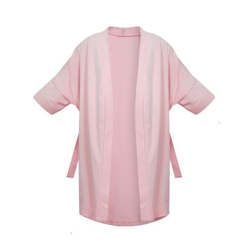 cardigan-premaman-mami-morbido-cotone-rosa-pastello